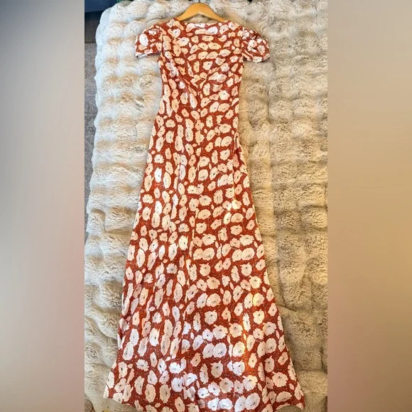 DOEN ALNA DRESS IN ROUGE FLEURS D'ANEMONE, new without tags, never worn. - Picture 13 of 16